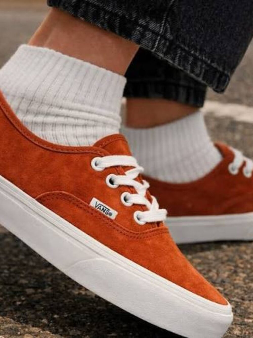 NEW Madewell Vans Authentic Desert Sun Pig Suede Skate Shoes Size M7 W8.5